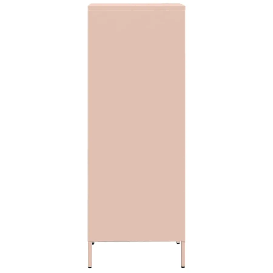 Buffet haut rose 35x39x103,5 cm acier - 6