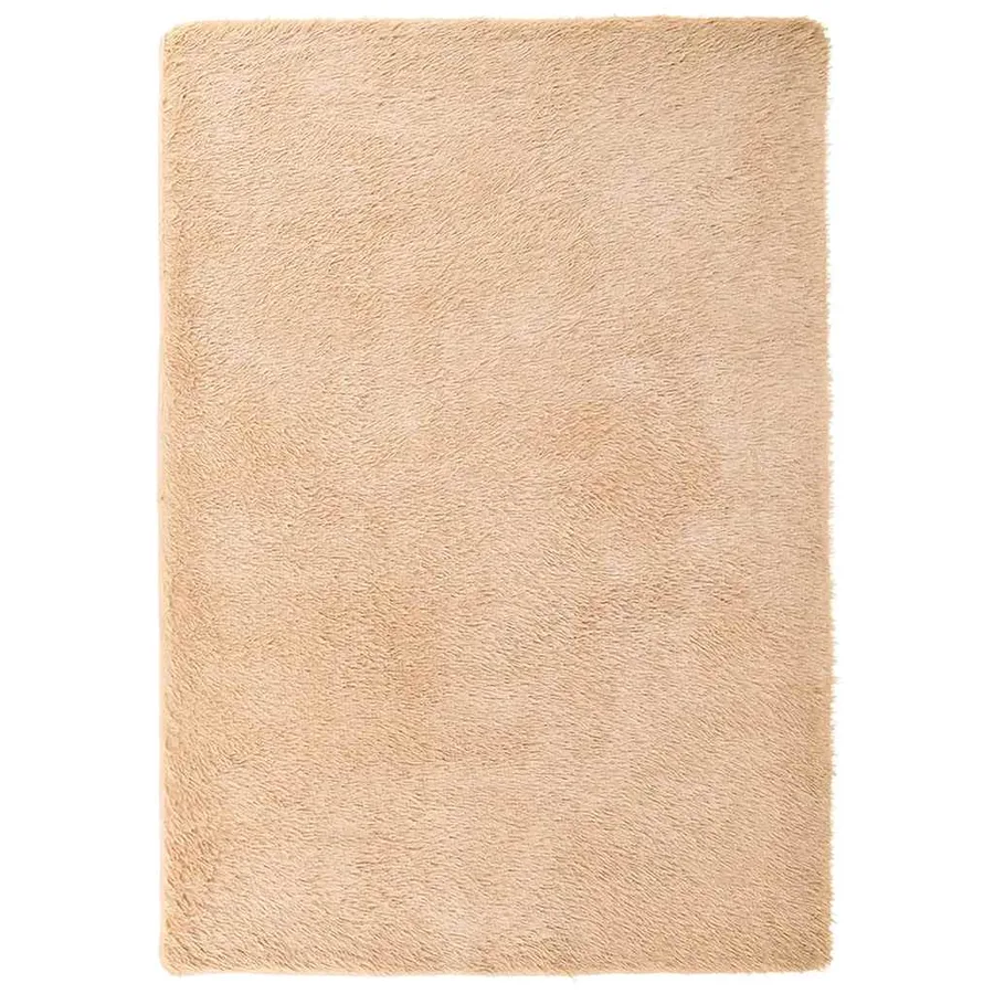 Tapis shaggy à poils longs NAVARRA beige 240x340 cm polyester - 2