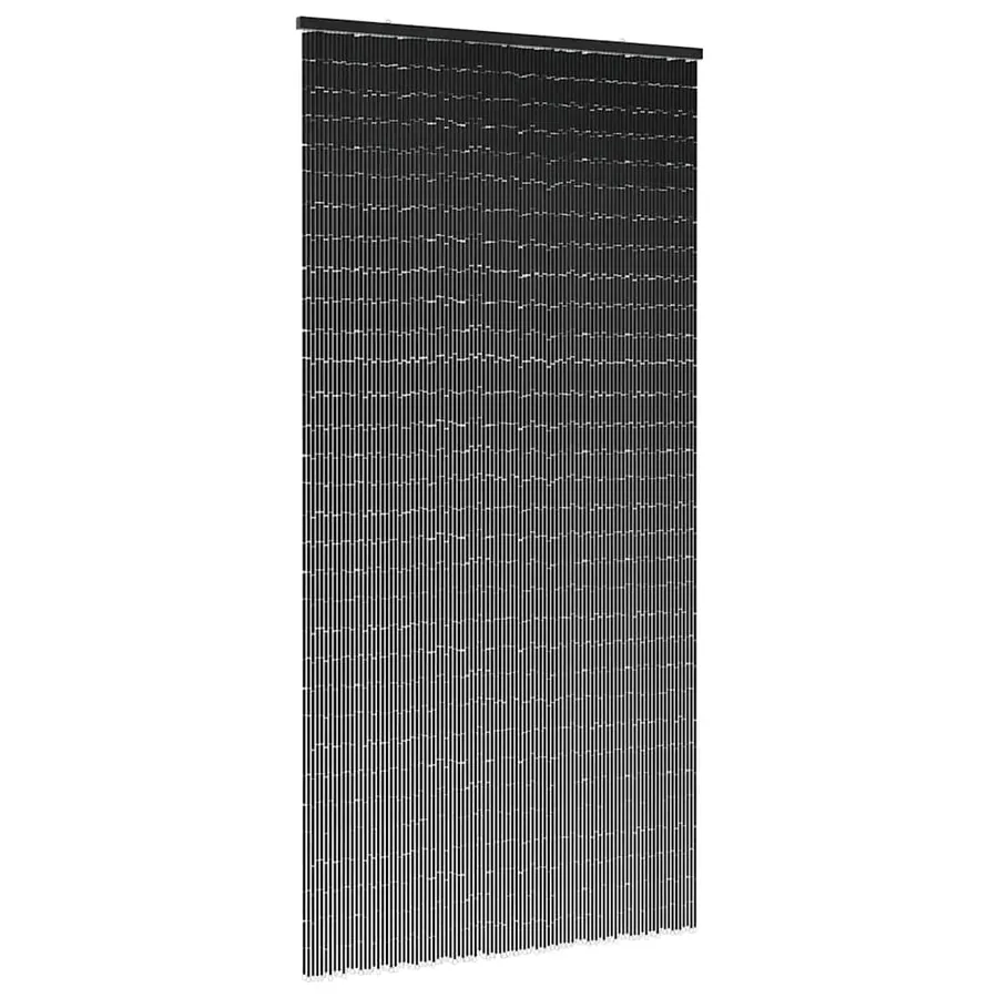 Rideau anti-insectes gris foncé 100x200 cm bambou