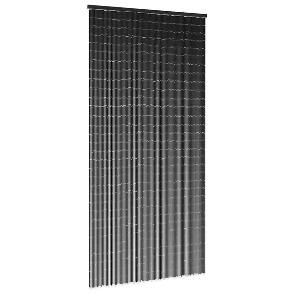 Rideau anti-insectes gris foncé 100x200 cm bambou