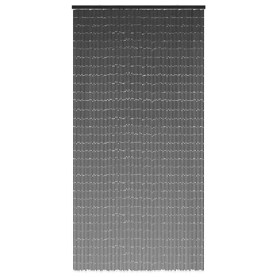 Rideau anti-insectes gris foncé 100x200 cm bambou - 3