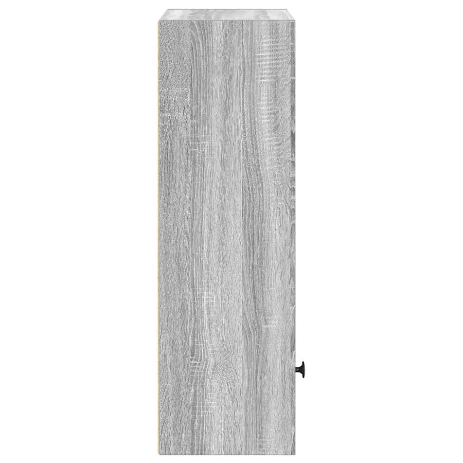 Bibliothèque sonoma gris 31x24x77 cm bois d'ingénierie - 6