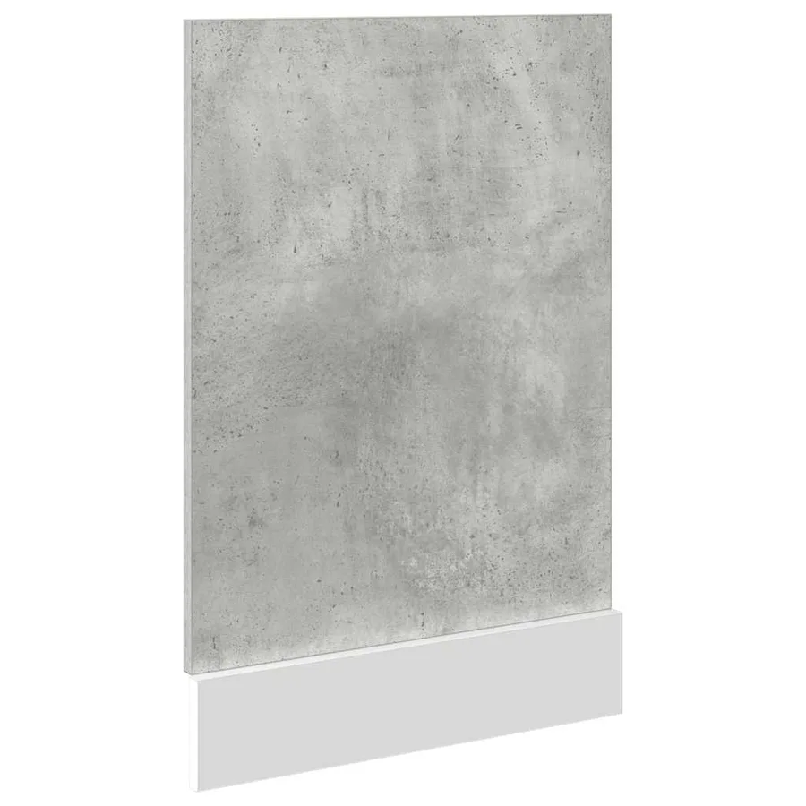 Panneau de lave-vaisselle "Lyon" Gris béton 45 x 3 x 67 cm - 5