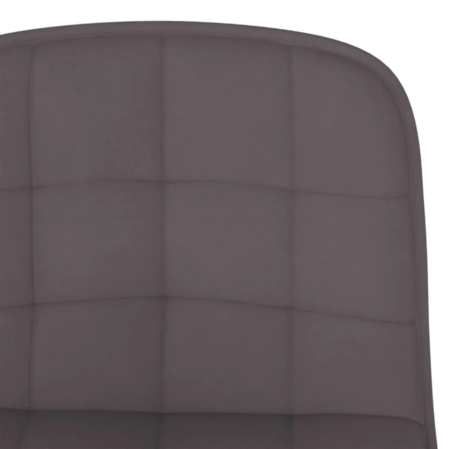Tabourets de bar lot de 2 taupe tissu - 8