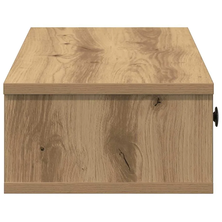 Étagère murale avec tiroirs chêne artisanal bois d'ingénierie - 5