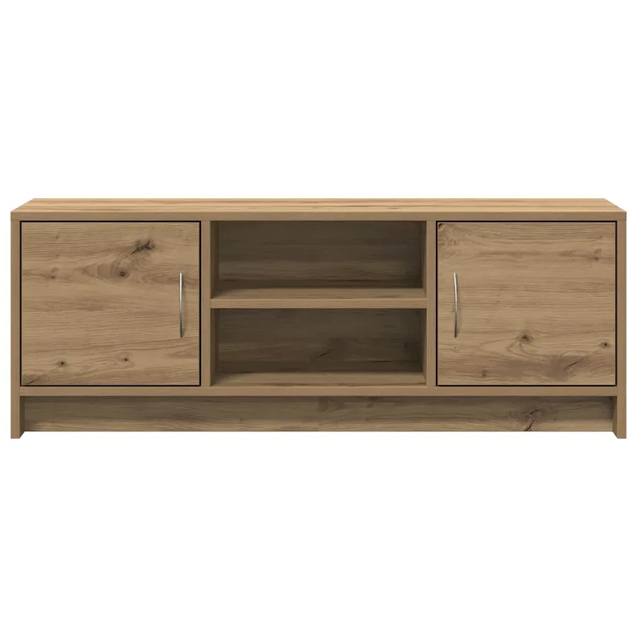 Meuble TV chêne artisanal 102x30x37,5 cm bois d'ingénierie - 4
