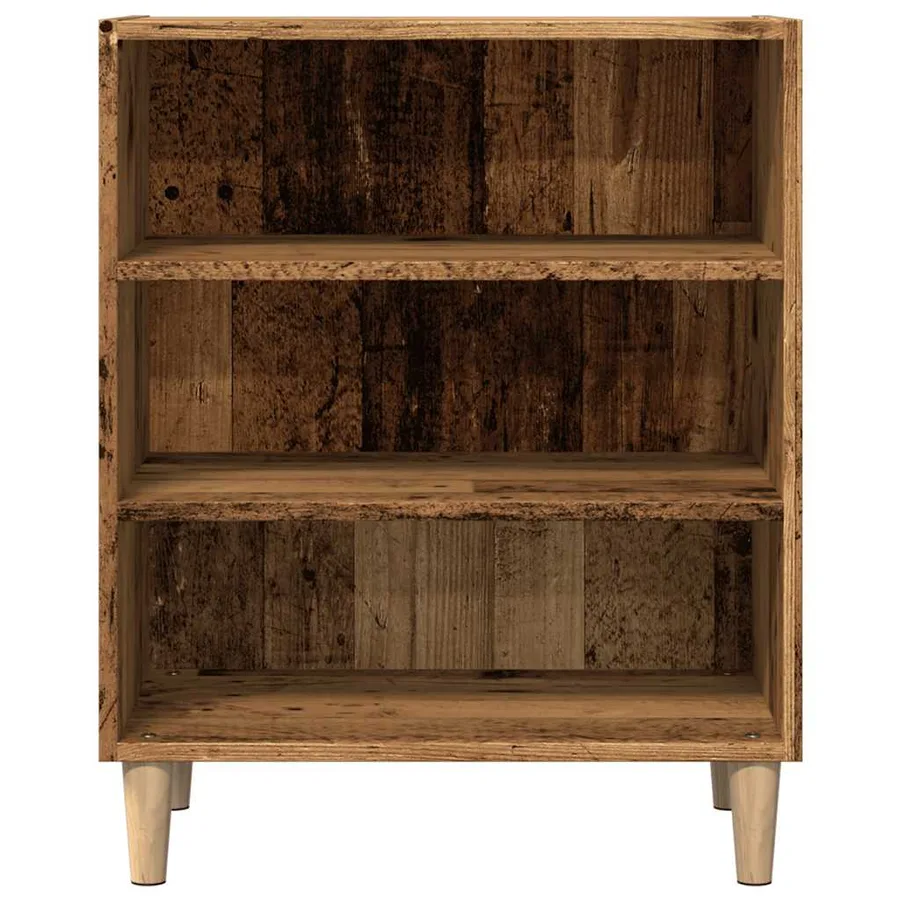 Buffet vieux bois 57x35x75 cm bois d'ingénierie - 4