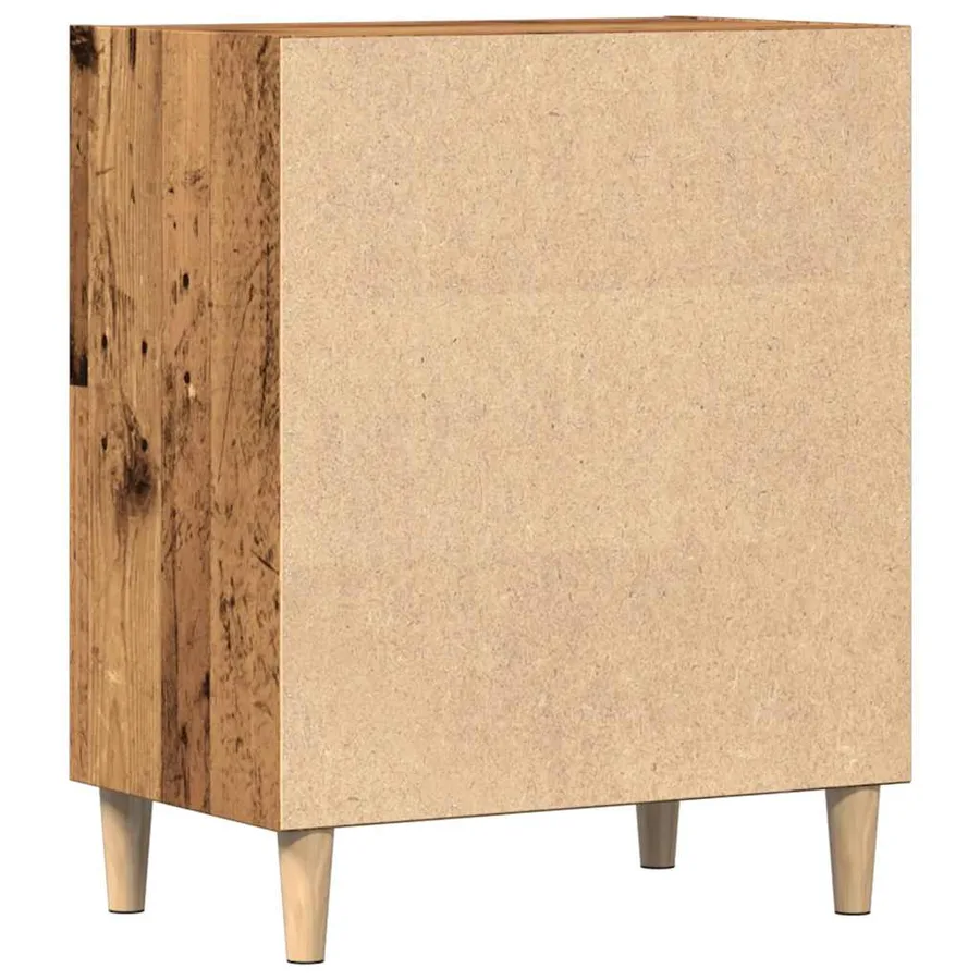 Buffet vieux bois 57x35x75 cm bois d'ingénierie - 6