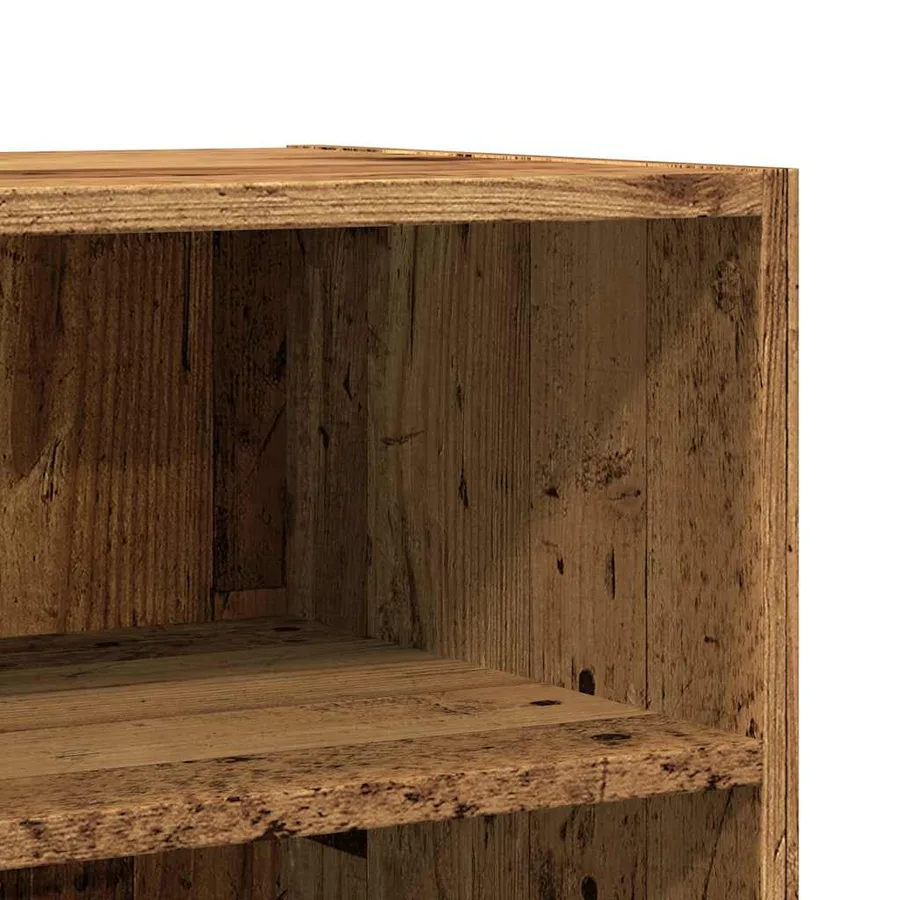 Buffet vieux bois 57x35x75 cm bois d'ingénierie - 7