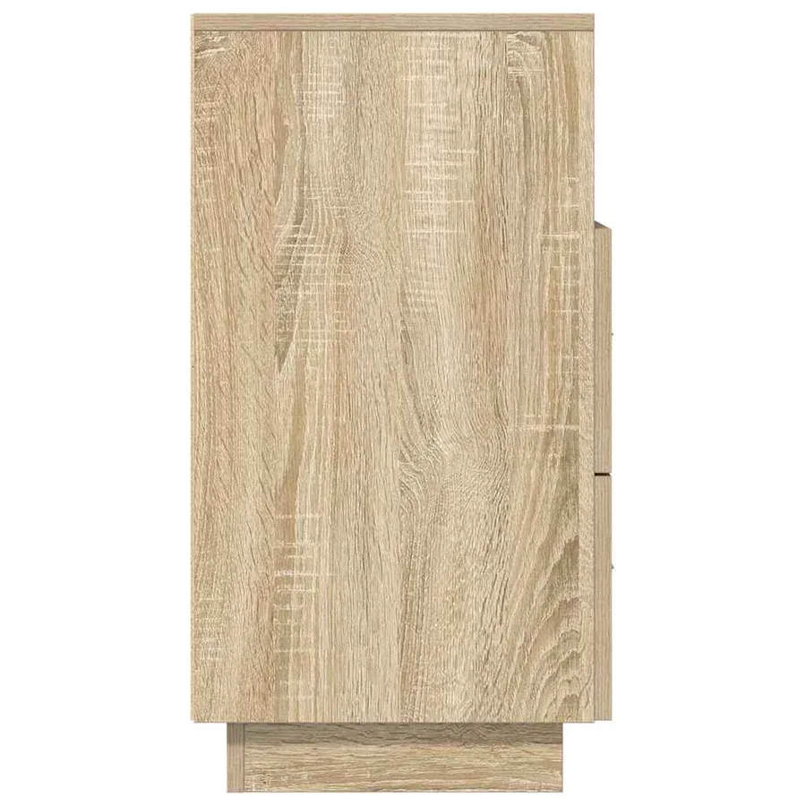 Table de chevet avec 2 tiroirs chêne sonoma 36x36x68 cm - 6