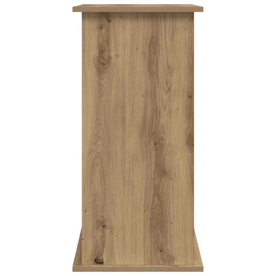 Support d'aquarium Chêne artisanal 81x36x73 cm Bois d'ingénierie - 5