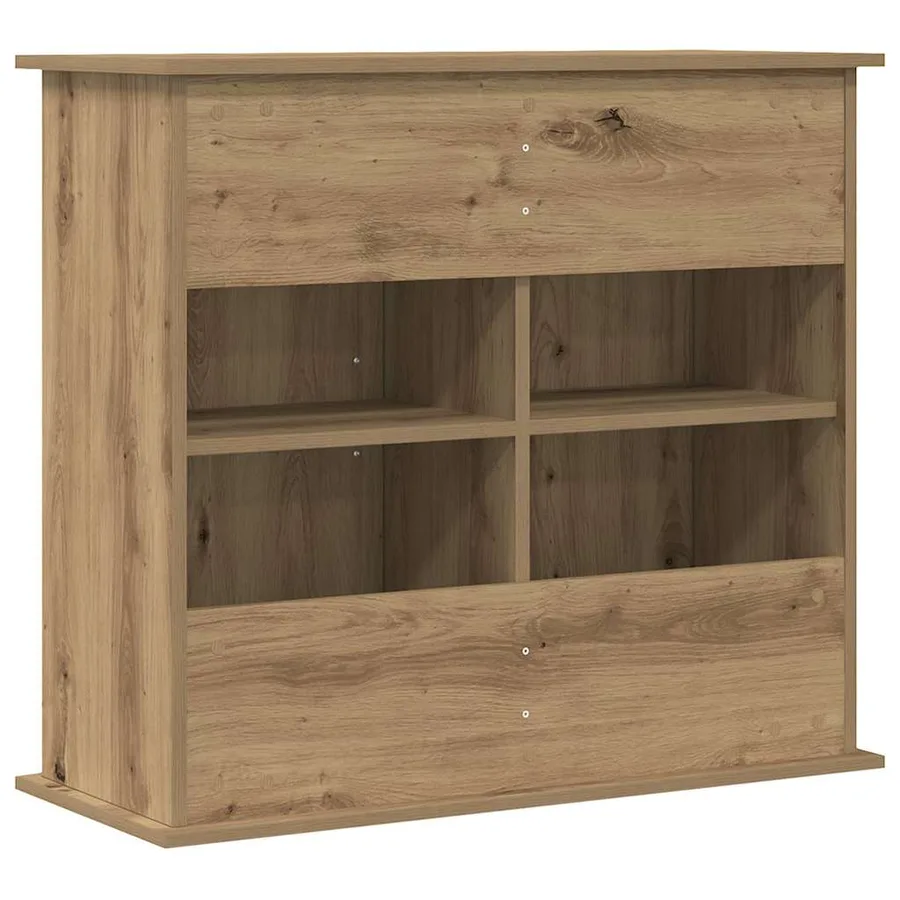 Support d'aquarium Chêne artisanal 81x36x73 cm Bois d'ingénierie - 6