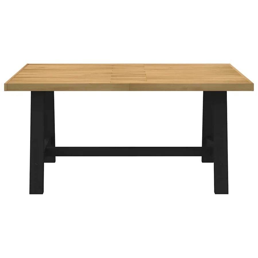 Table à manger NOAIN pieds en forme de A 160x90x75cm massif pin - 3