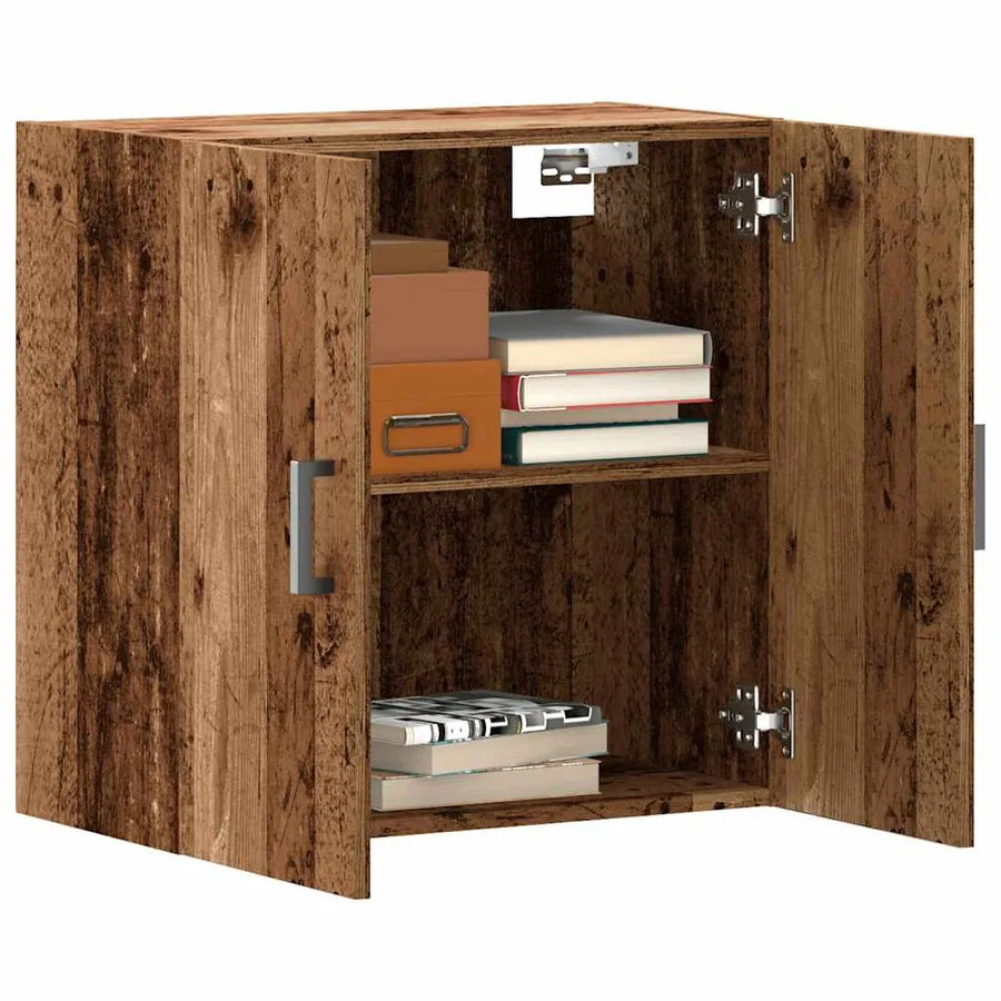 Armoire murale vieux bois 60x31x60 cm bois d'ingénierie - 3