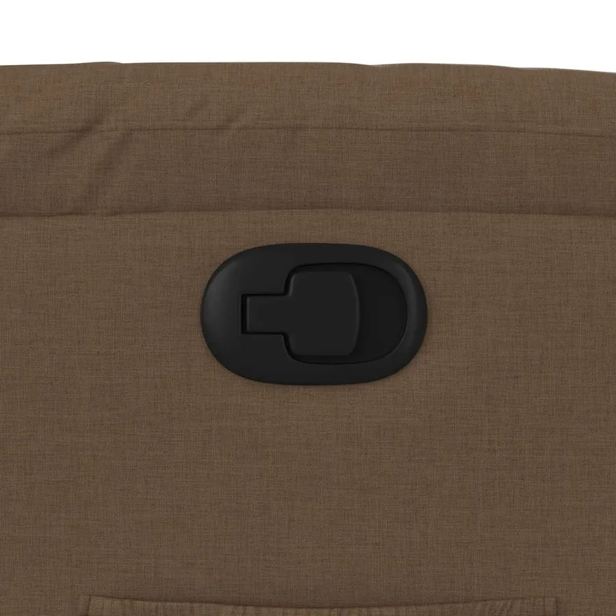 Fauteuil inclinable Marron Tissu - 9