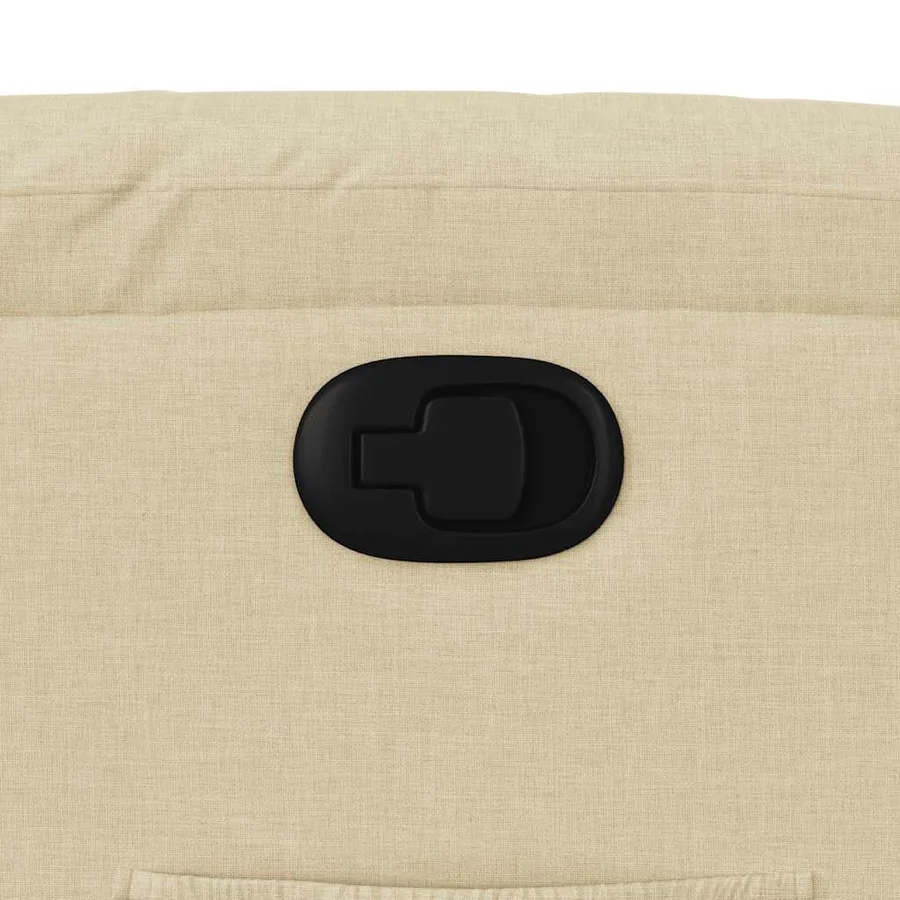 Fauteuil inclinable Crème Tissu - 12