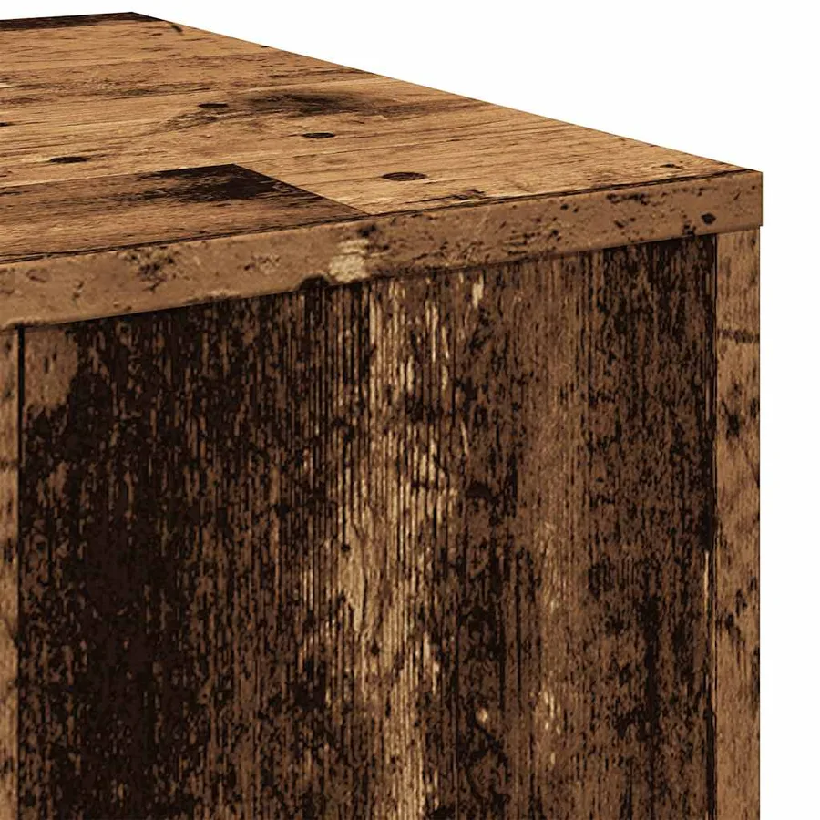 Tables d'appoint 3 pcs vieux bois bois d'ingénierie - 8