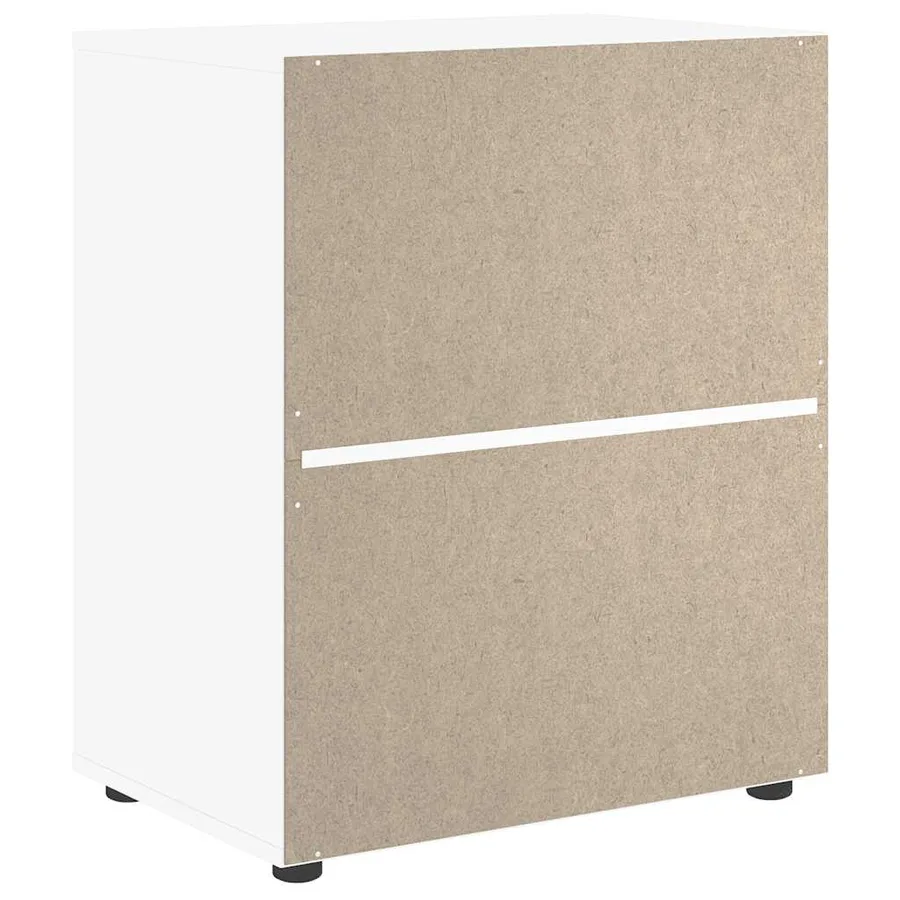 Buffet VISNES blanc 60x40x73 cm bois d'ingénierie - 8