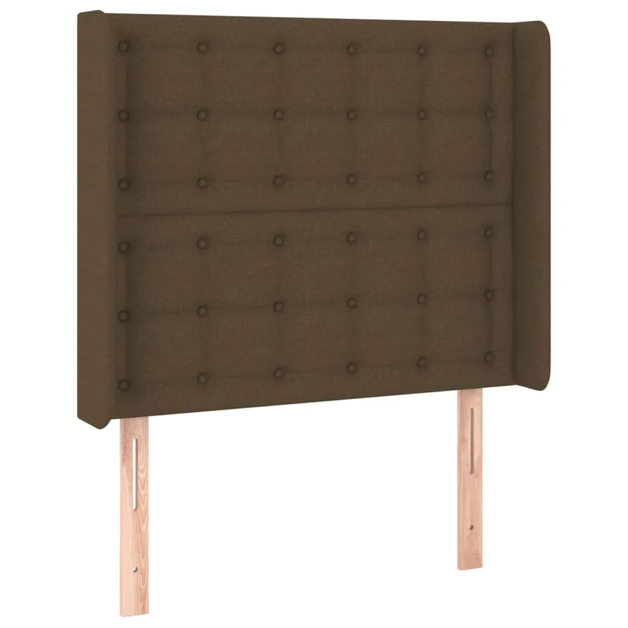 Sommier à lattes de lit avec matelas Marron foncé 90x200 cm - 6