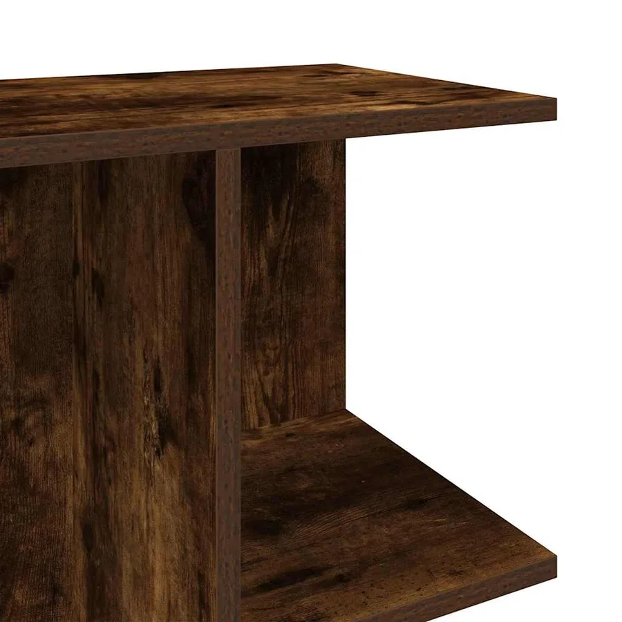 Tables de chevet 2pcs chêne fumé 46,5x29x61cm bois d’ingénierie - 9