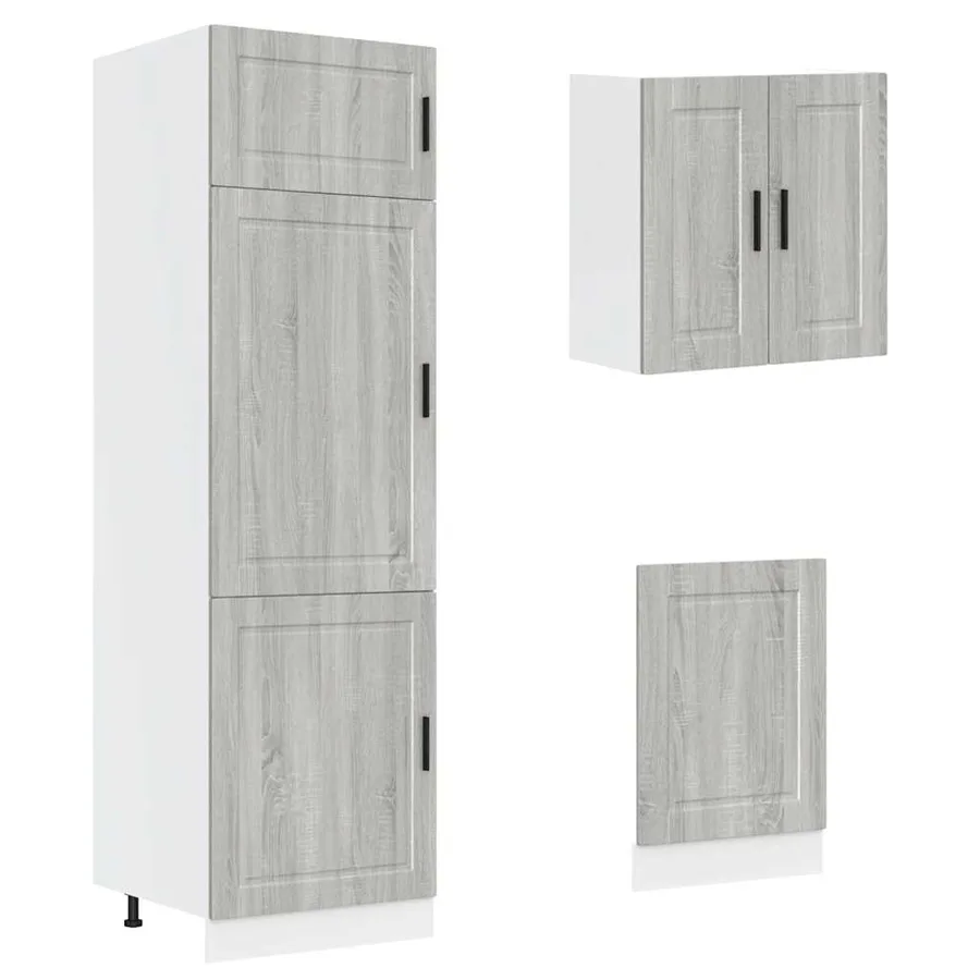 Ensemble d'armoires de cuisine 8 pcs Kalmar bois d'ingénierie - 5