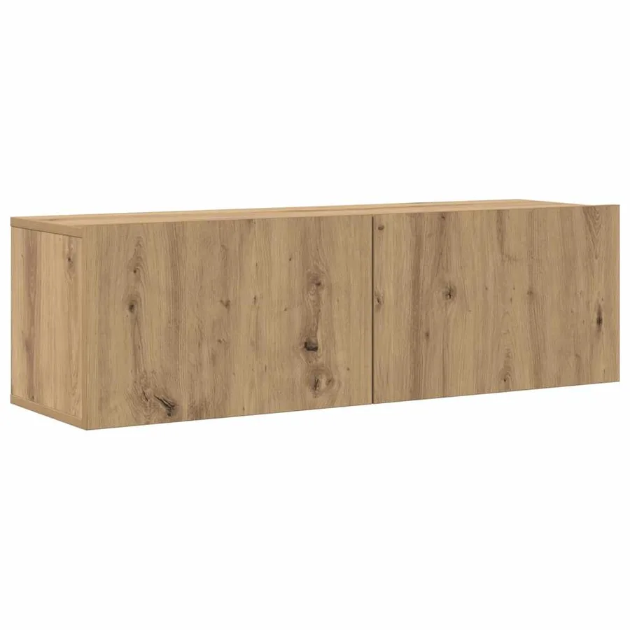 Ensemble de meuble TV mural 8 pcs chêne artisanal - 4