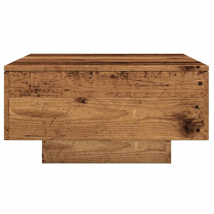 Table basse vieux bois 90x60x31 cm bois d'ingénierie - 5