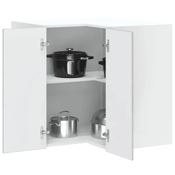 Armoire murale d'angle de cuisine Kalmar sonoma gris