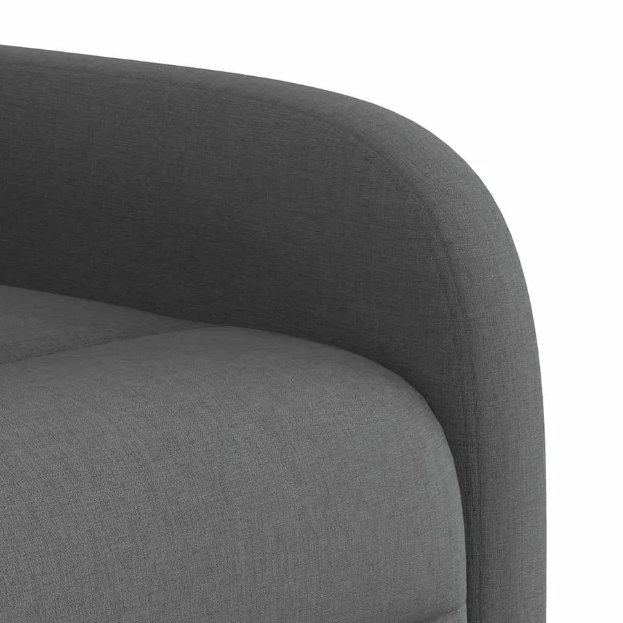 Fauteuil inclinable Gris foncé Tissu - 11