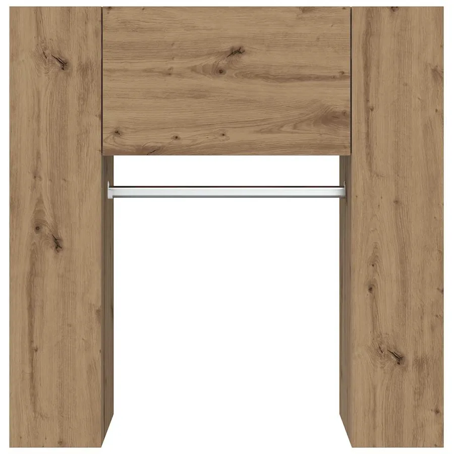 Armoire de couloir chêne artisanal 97,5x37x99cm bois ingénierie - 4