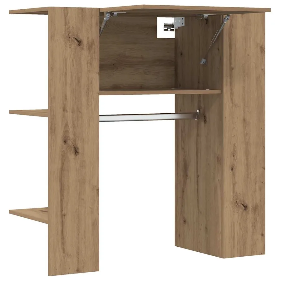 Armoire de couloir chêne artisanal 97,5x37x99cm bois ingénierie - 7