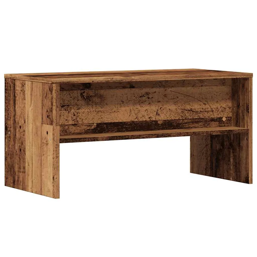 Meuble TV vieux bois 80x40x40 cm bois d'ingénierie - 6