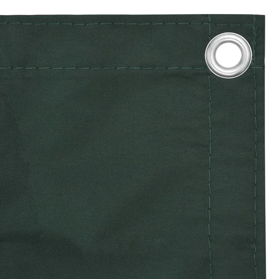 Écran de balcon Vert foncé 75x400 cm Tissu Oxford - 3