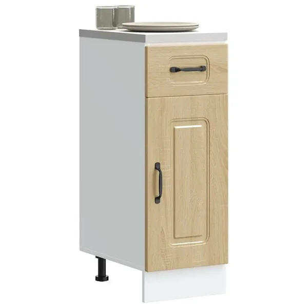 Armoire de cuisine Kalmar chêne sonoma bois d'ingénierie