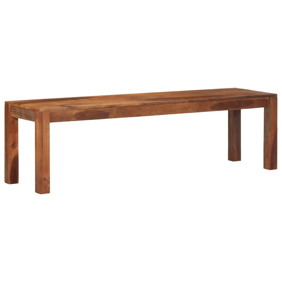 Banc 160 cm bois d'acacia massif - 10