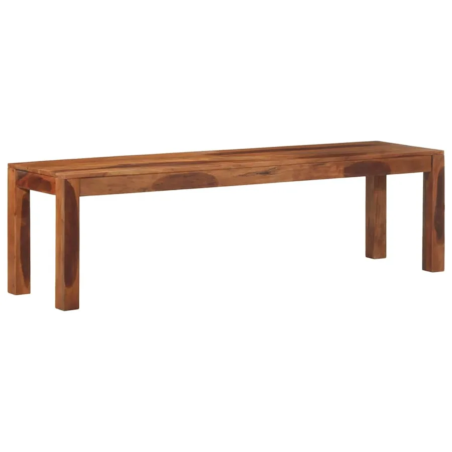 Banc 160 cm bois d'acacia massif - 11