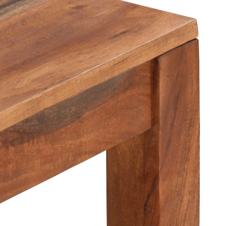Banc 160 cm bois d'acacia massif - 5