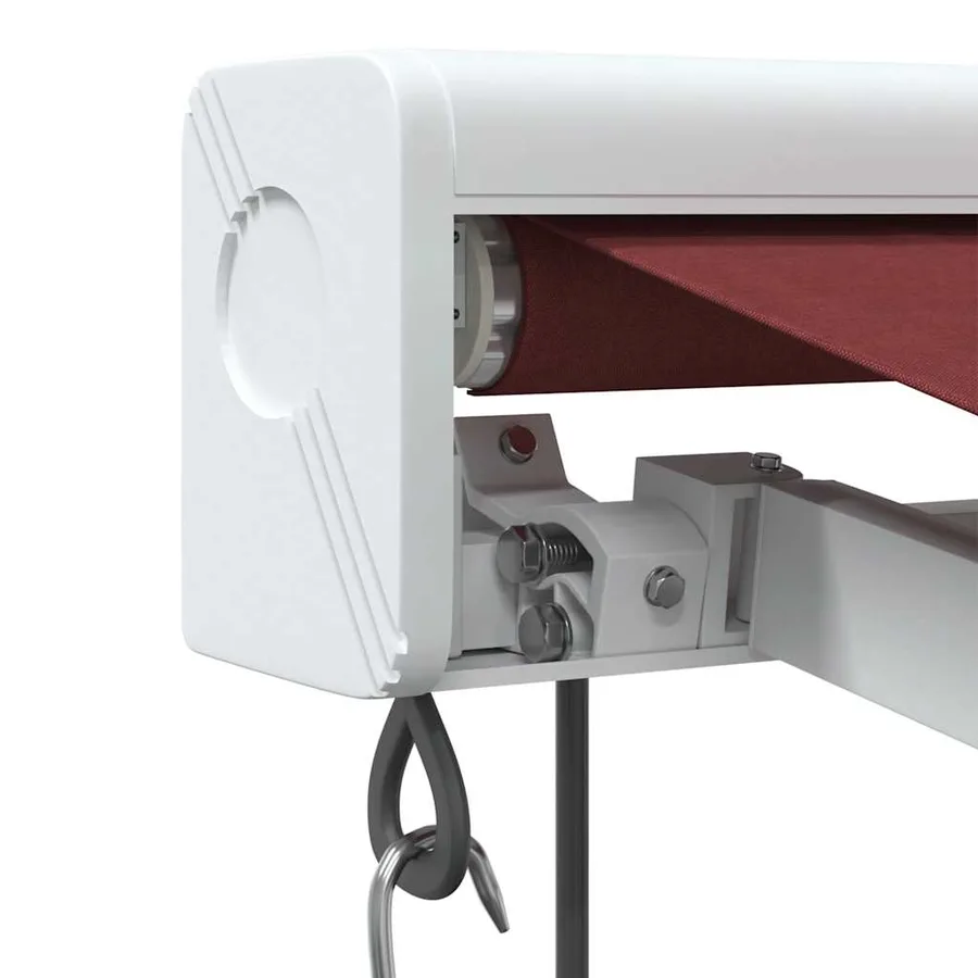 Auvent rétractable automatique bordeaux 350x250 cm - 5