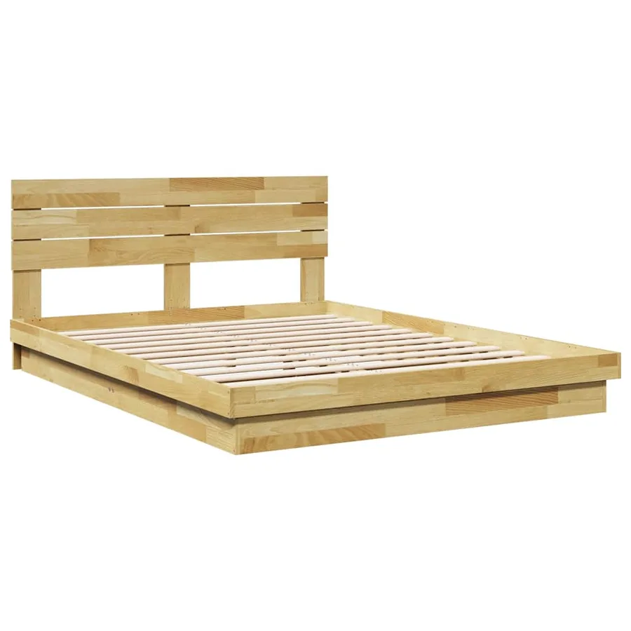 Cadre de lit avec tête de lit sans matelas 150 x 200 cm - 3
