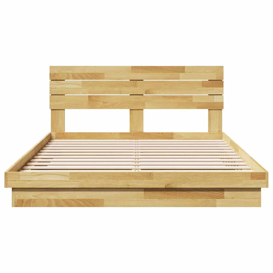 Cadre de lit avec tête de lit sans matelas 150 x 200 cm - 6