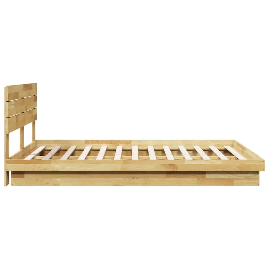 Cadre de lit avec tête de lit sans matelas 150 x 200 cm - 7
