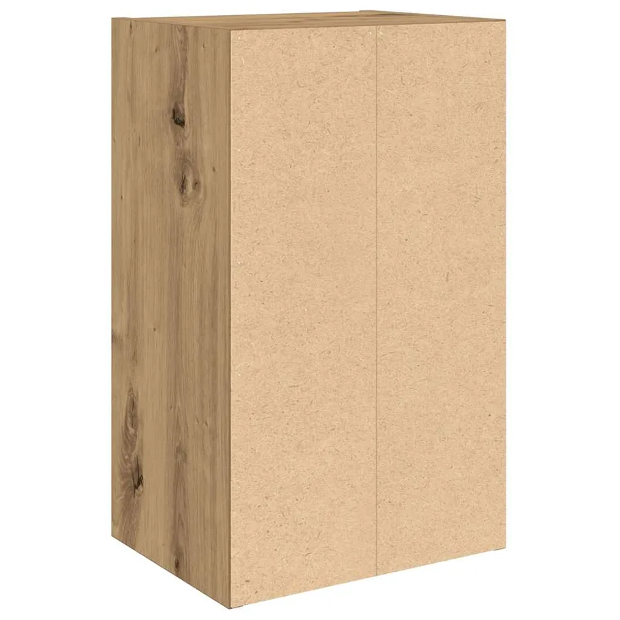 Bibliothèque chêne artisanal 31x24x52 cm bois d'ingénierie - 7