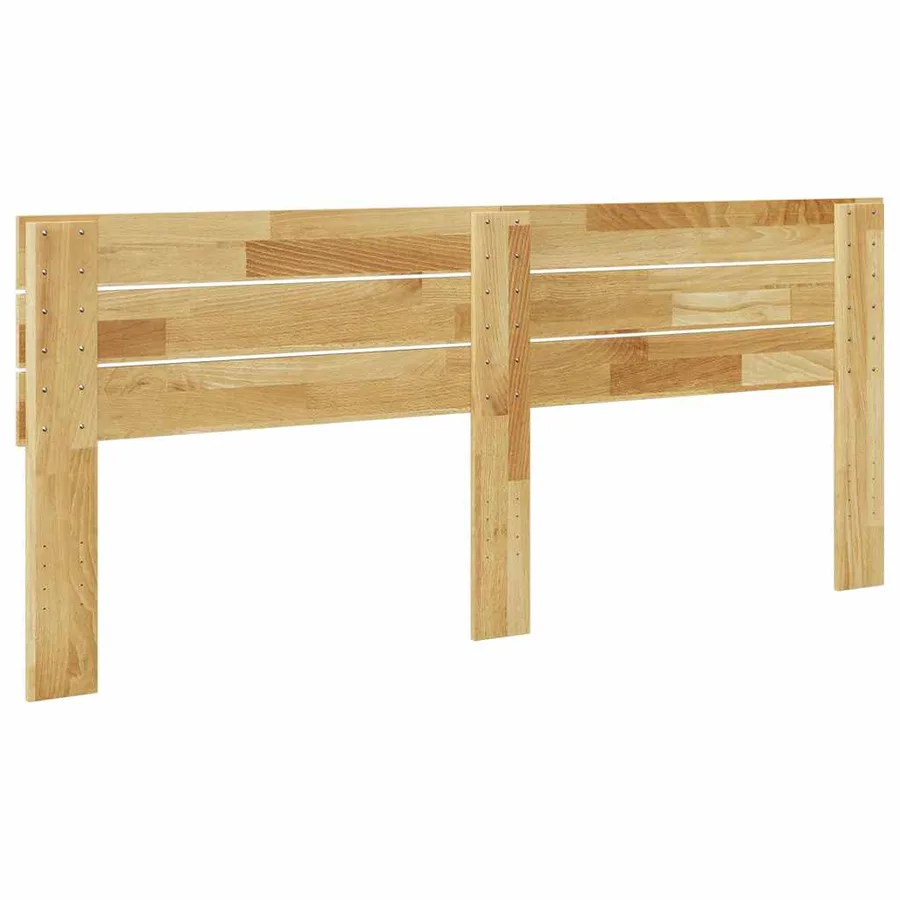 Tête de lit 200 cm en bois massif de chêne - 6