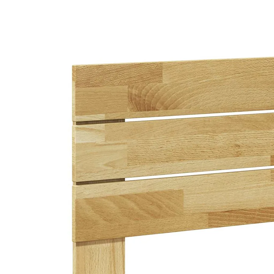 Tête de lit 100 cm en bois massif de chêne - 7