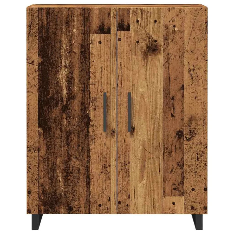 Buffet vieux bois 69,5x34x90 cm bois d'ingénierie - 4