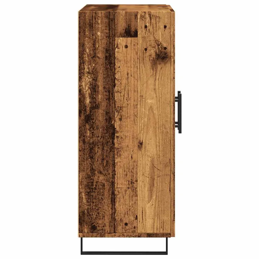 Buffet vieux bois 69,5x34x90 cm bois d'ingénierie - 5
