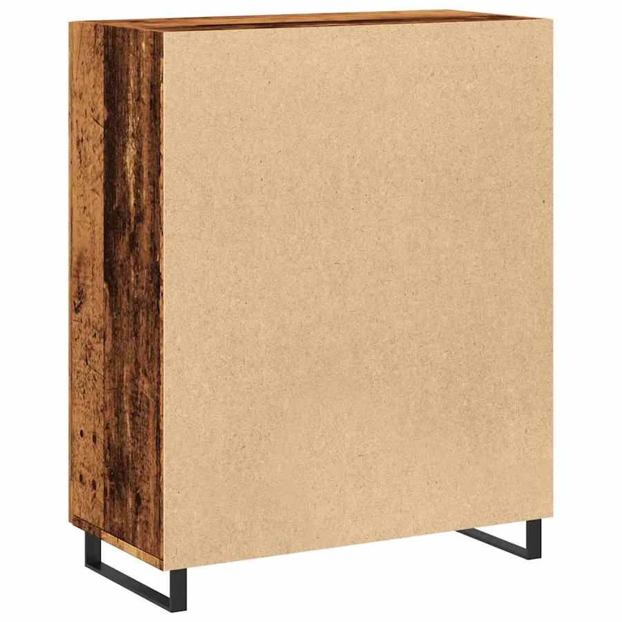 Buffet vieux bois 69,5x34x90 cm bois d'ingénierie - 6
