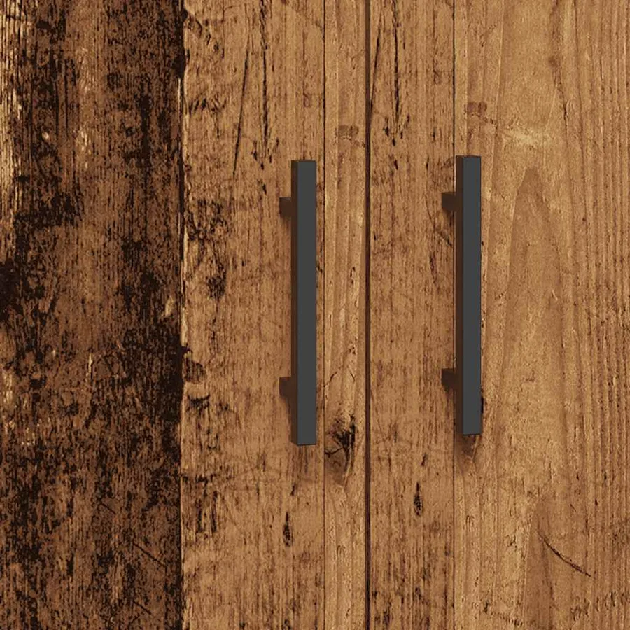 Buffet vieux bois 69,5x34x90 cm bois d'ingénierie - 8