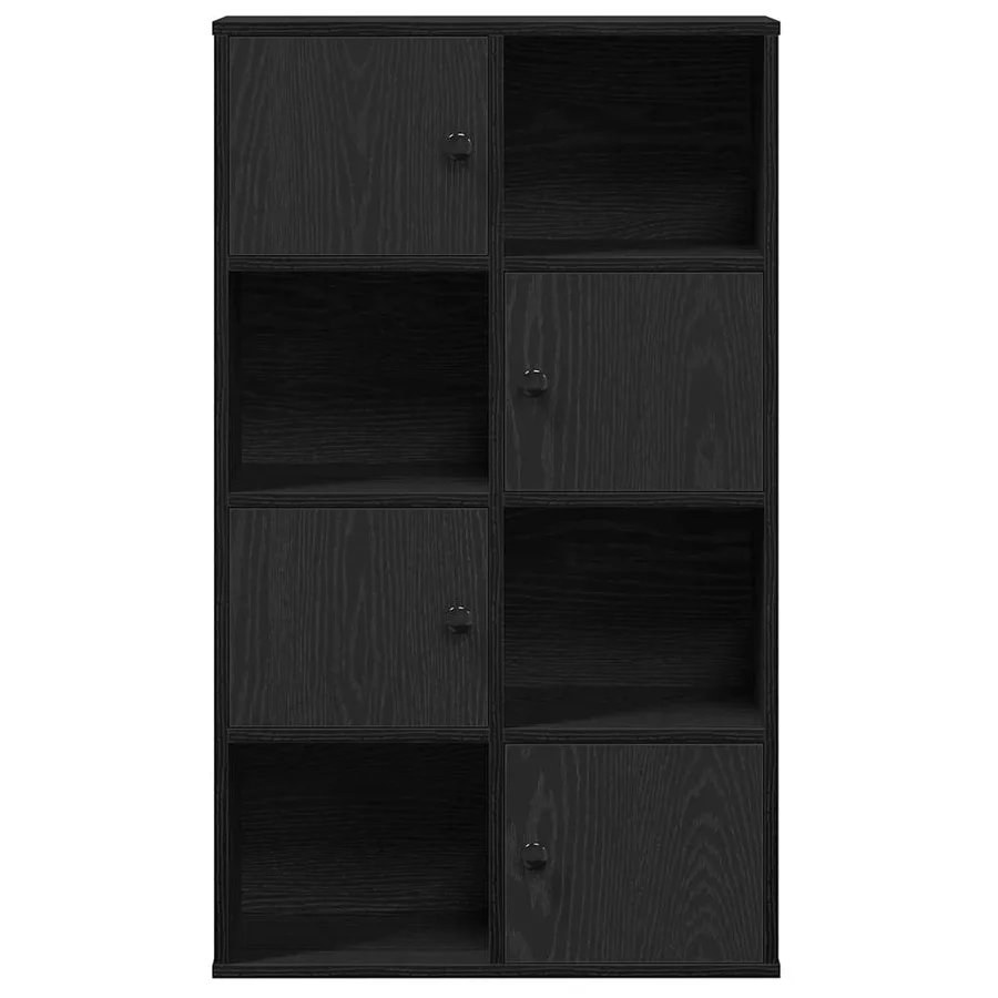 Bibliothèque chêne noir 60x24x101,5 cm bois d'ingénierie - 4