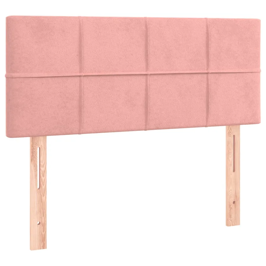Tête de lit Rose 90x5x78/88 cm Velours - 2